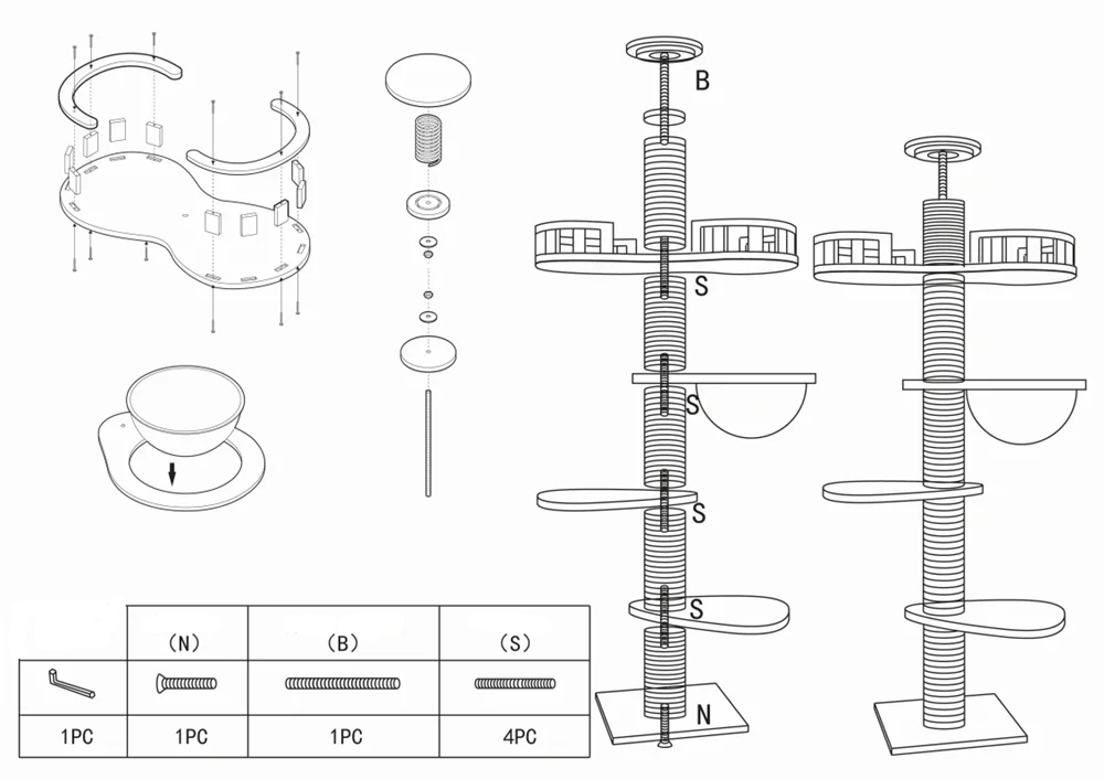 Arbre à Chat - Fix™ - Ronron-Toudou