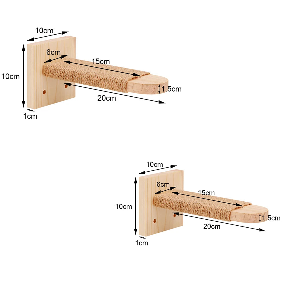 Arbre à Chat Mural Escalade™ - Ronron-Toudou