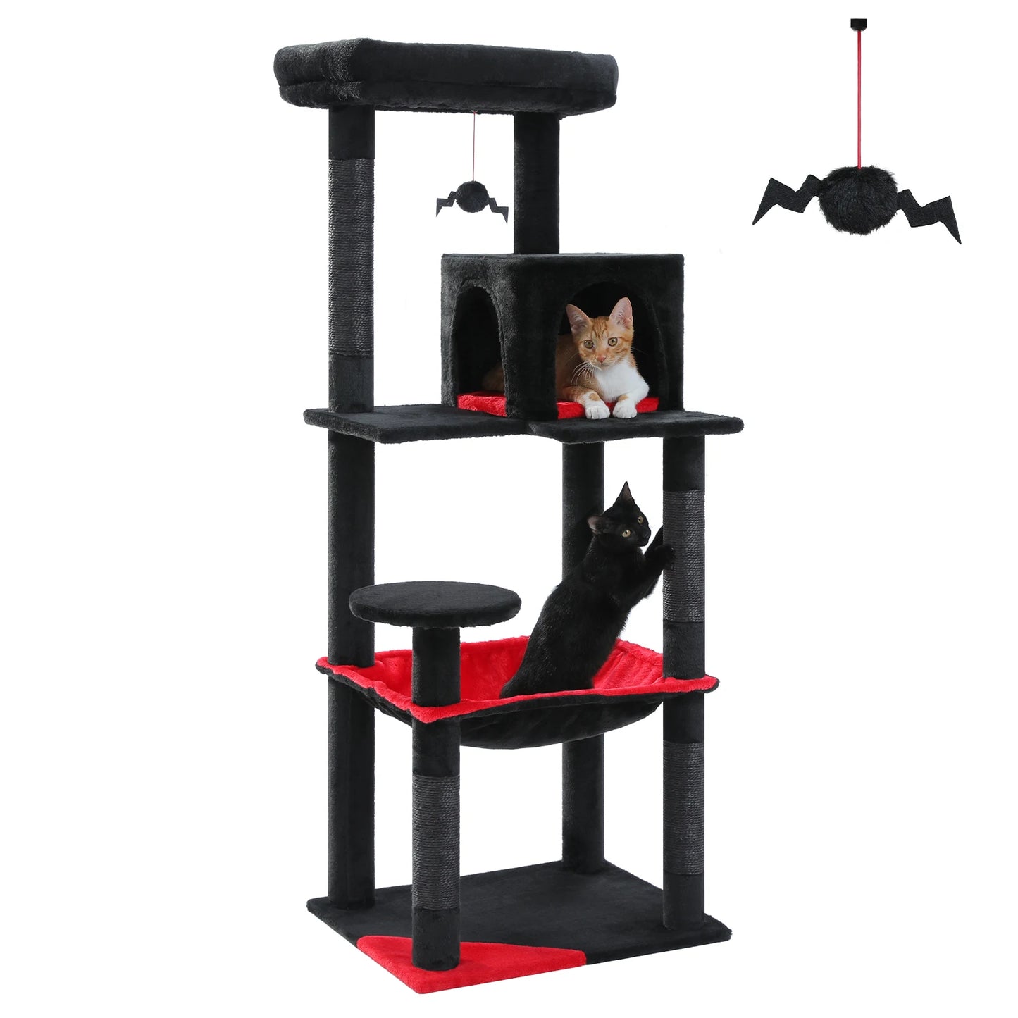 arbre-a-chat-ultra-rouge-noir-model
