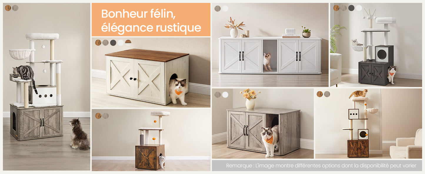 Meuble litière pour chat - Lideal™ - Ronron-Toudou