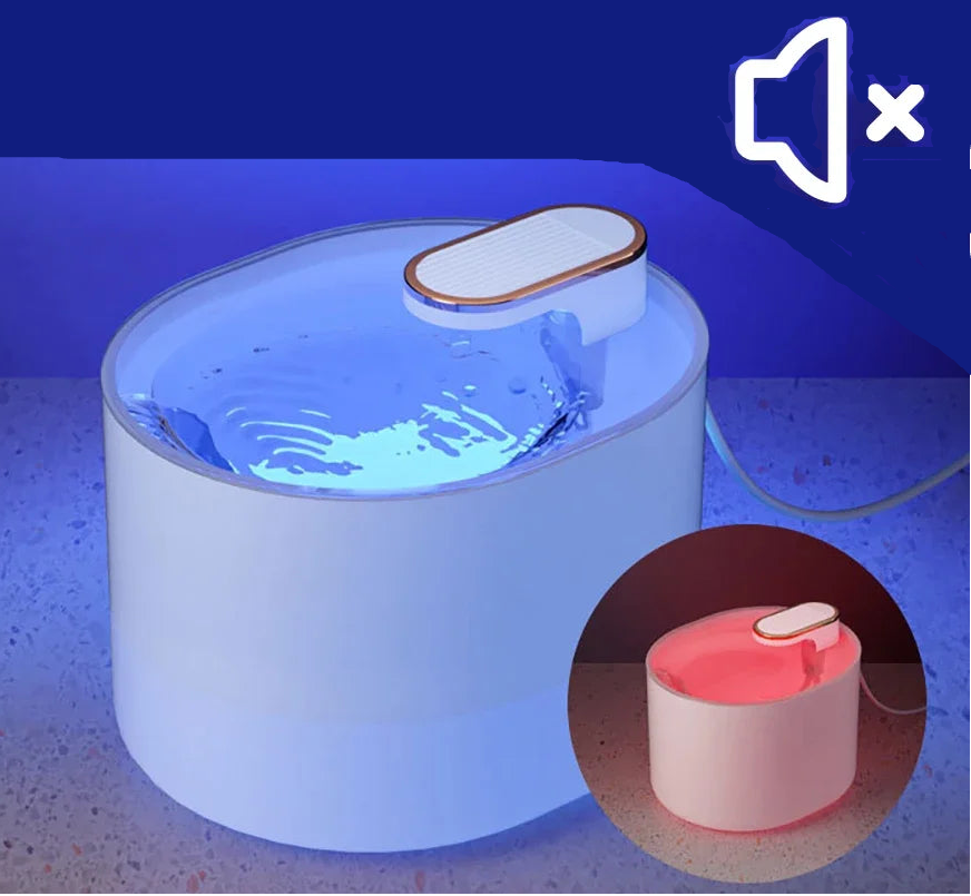 Fontaine a eau pour chat Led™ | Lumineuse 3L