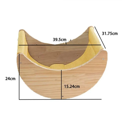 Arbre à Chat Mural Suspendu™ - Ronron-Toudou