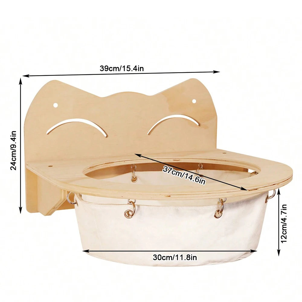 Arbre à Chat Mural Suspendu™ - Ronron-Toudou