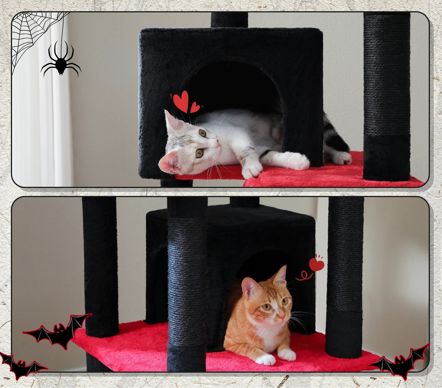 arbre-à-chat-tour-halloween-confortable