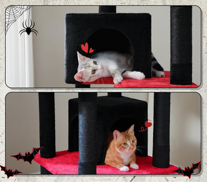 arbre-à-chat-tour-halloween-confortable
