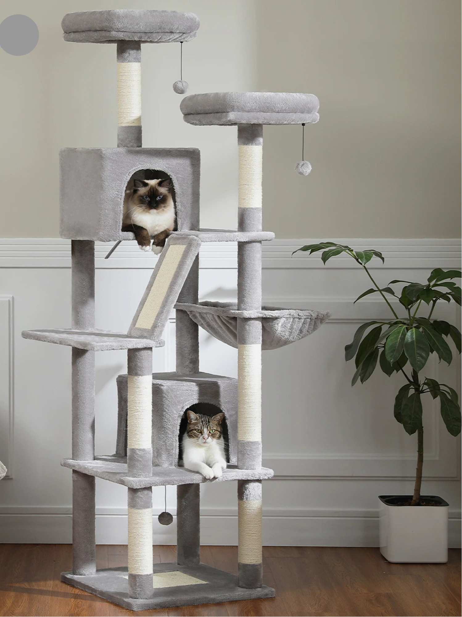 arbre-à-chat-tour-niche-gris