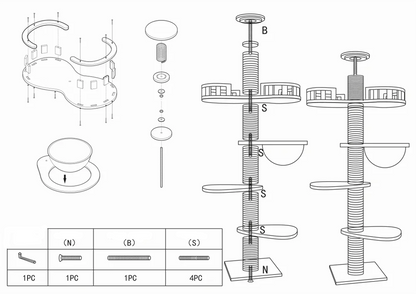 Arbre à Chat - Fix™ - Ronron-Toudou