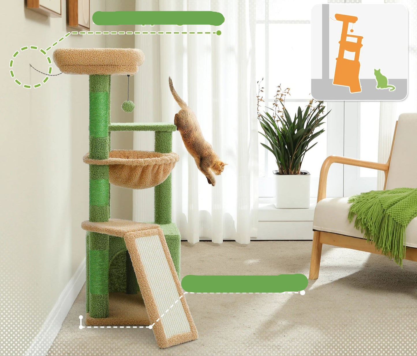 Arbre à chat - Flash™ - Ronron-Toudou