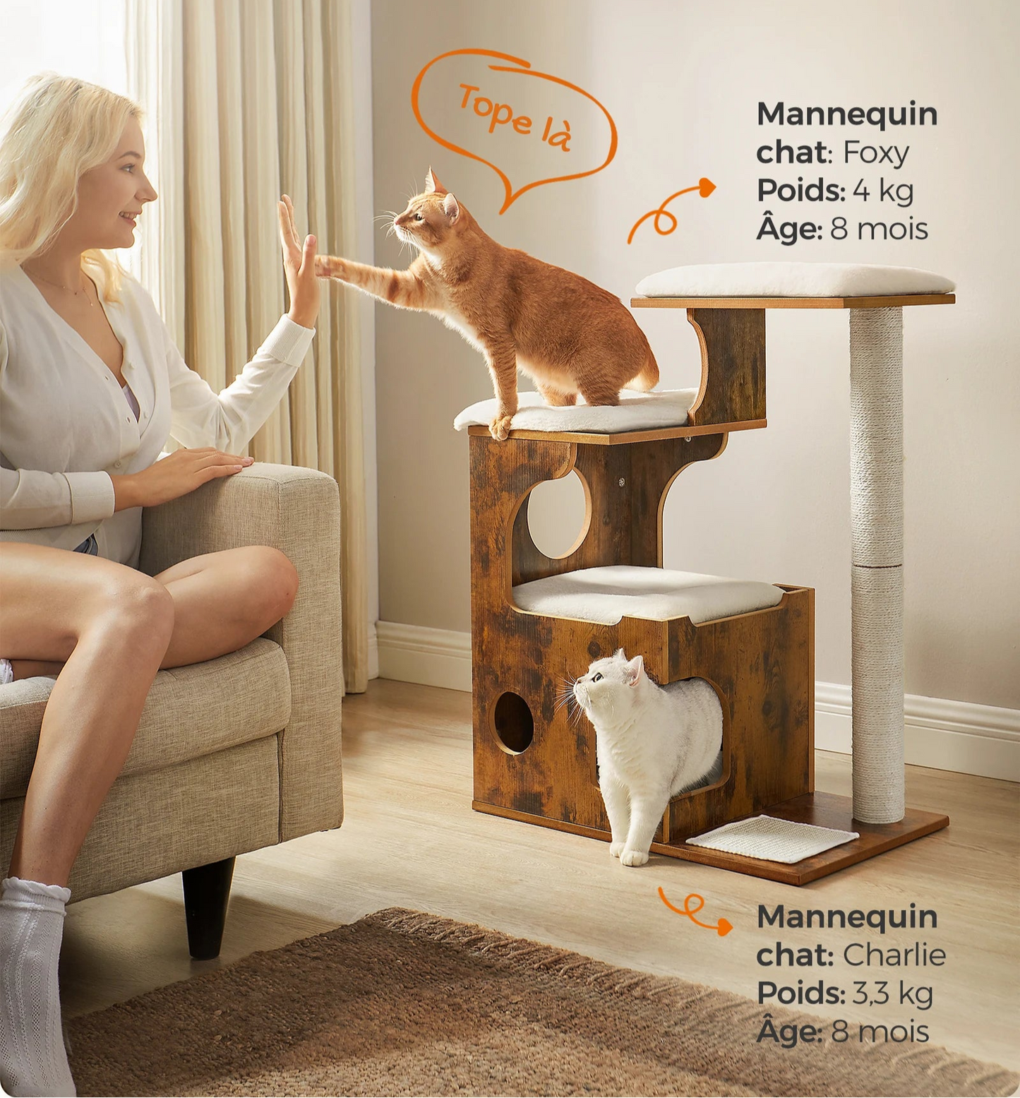 Arbre a chat Forme™ - Ronron-Toudou