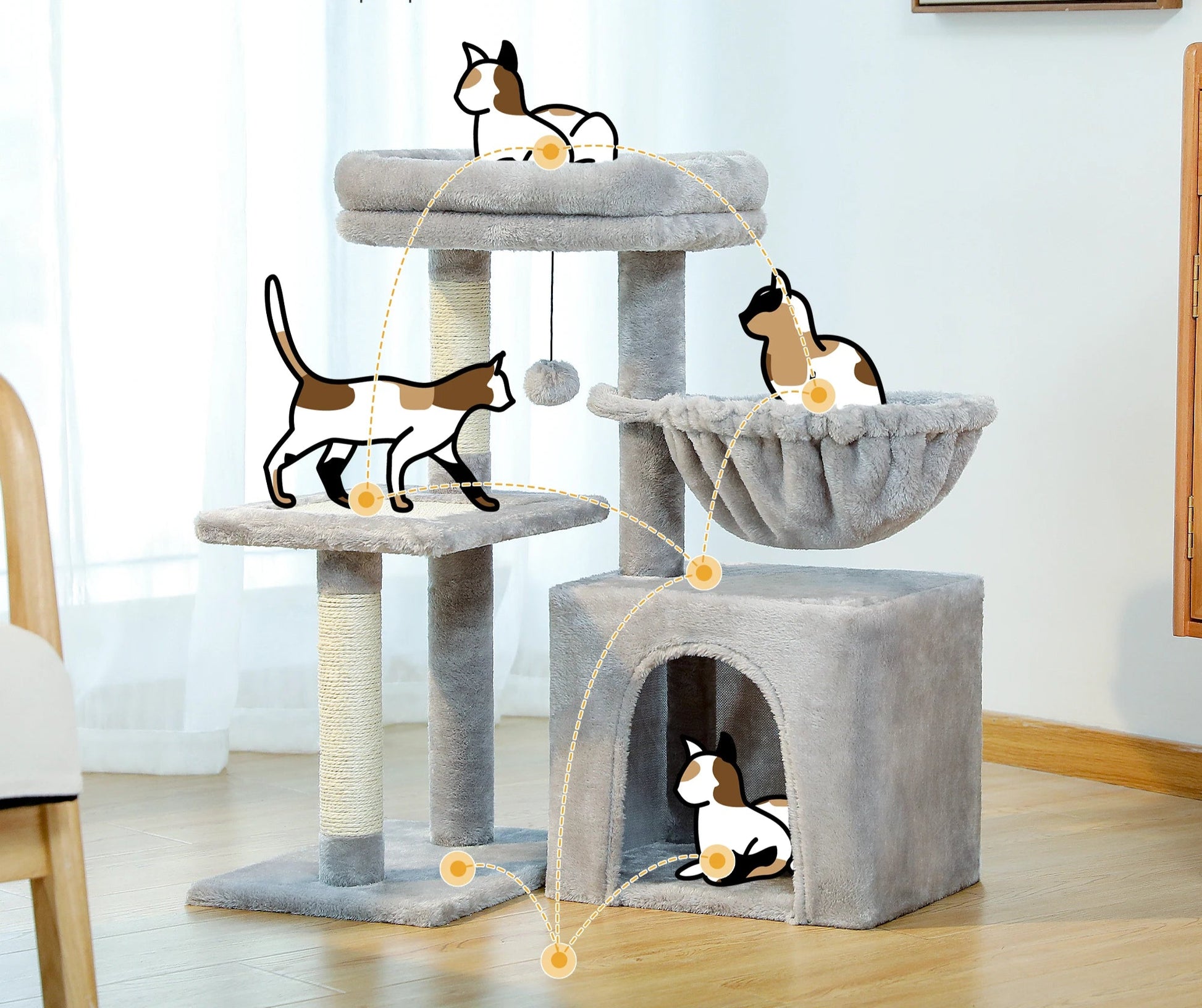 Arbre a chat - L'petit™ - Ronron-Toudou