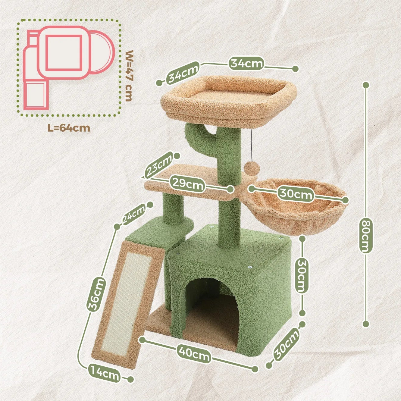 Arbre a chat - L'petit™ - Ronron-Toudou