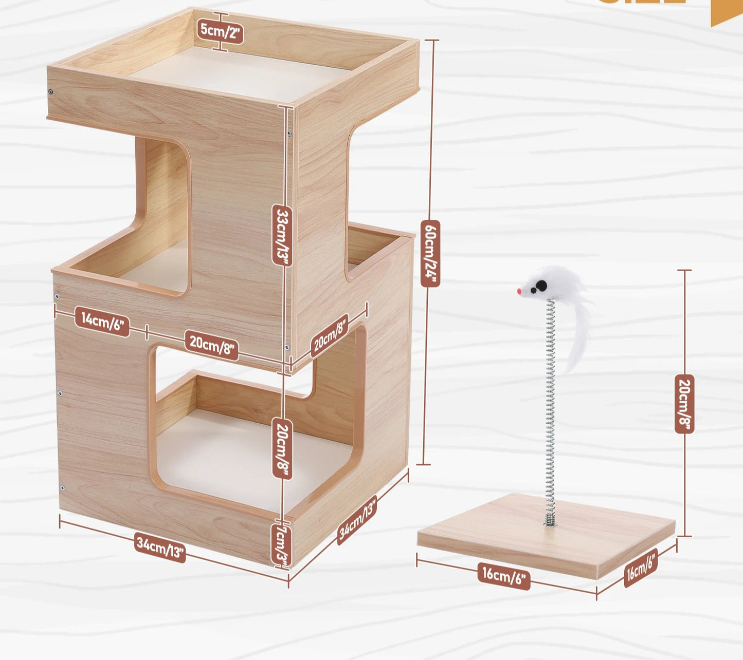 Arbre a chat - Minitour™ - Ronron-Toudou