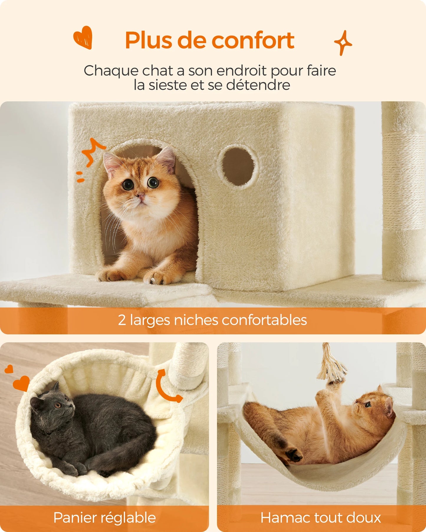Arbre a chat - Montagne™ - Ronron-Toudou
