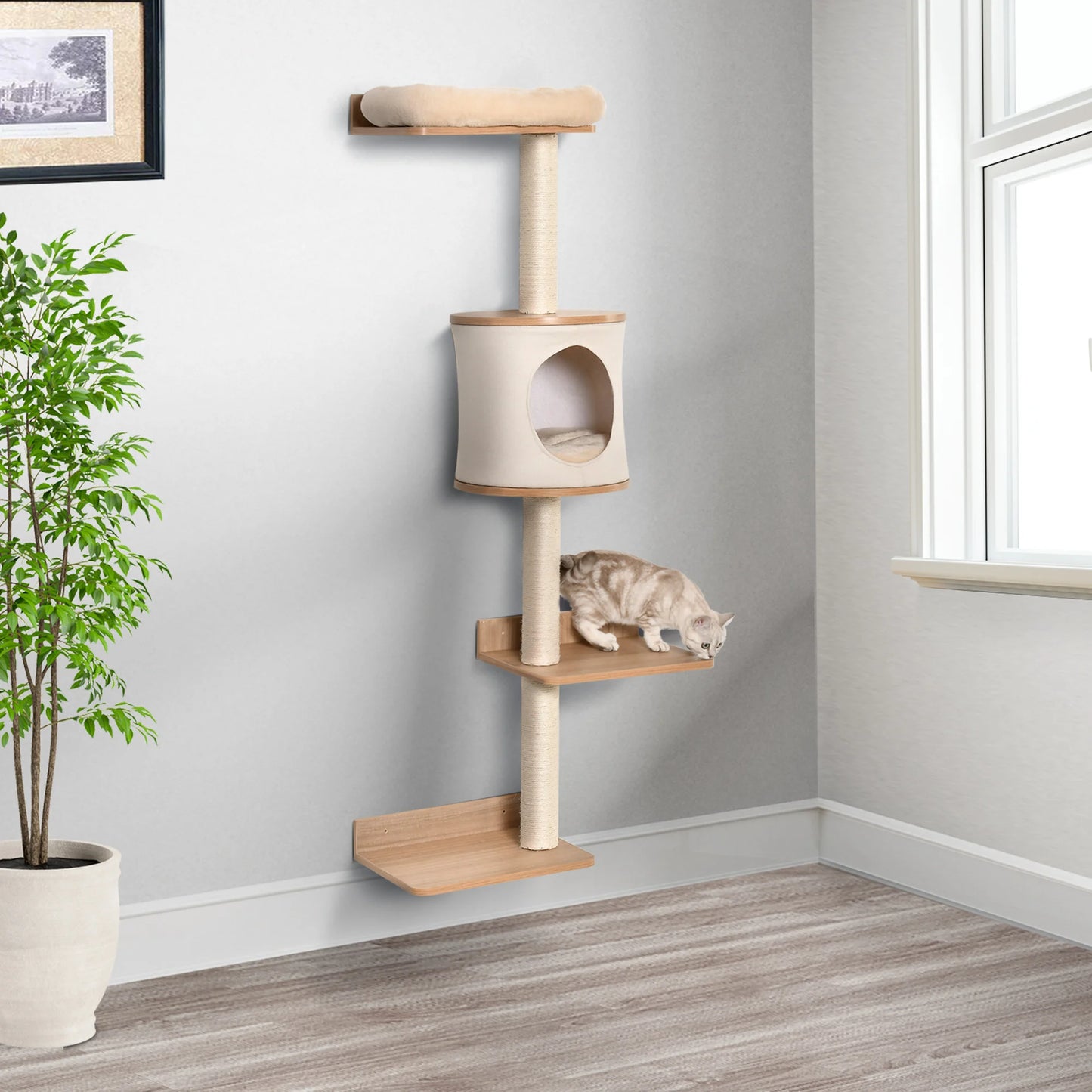 arbre-a-chat-mural-colonne-repos