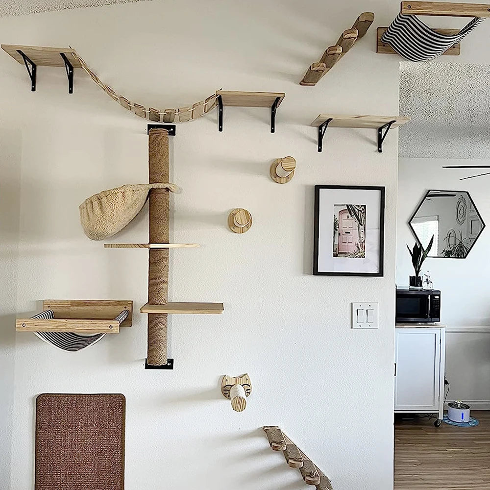 Arbre à Chat Mural - Lescalade™ - Ronron-Toudou
