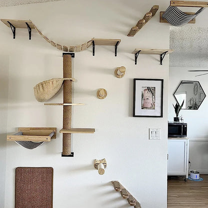 Arbre à Chat Mural - Lescalade™ - Ronron-Toudou