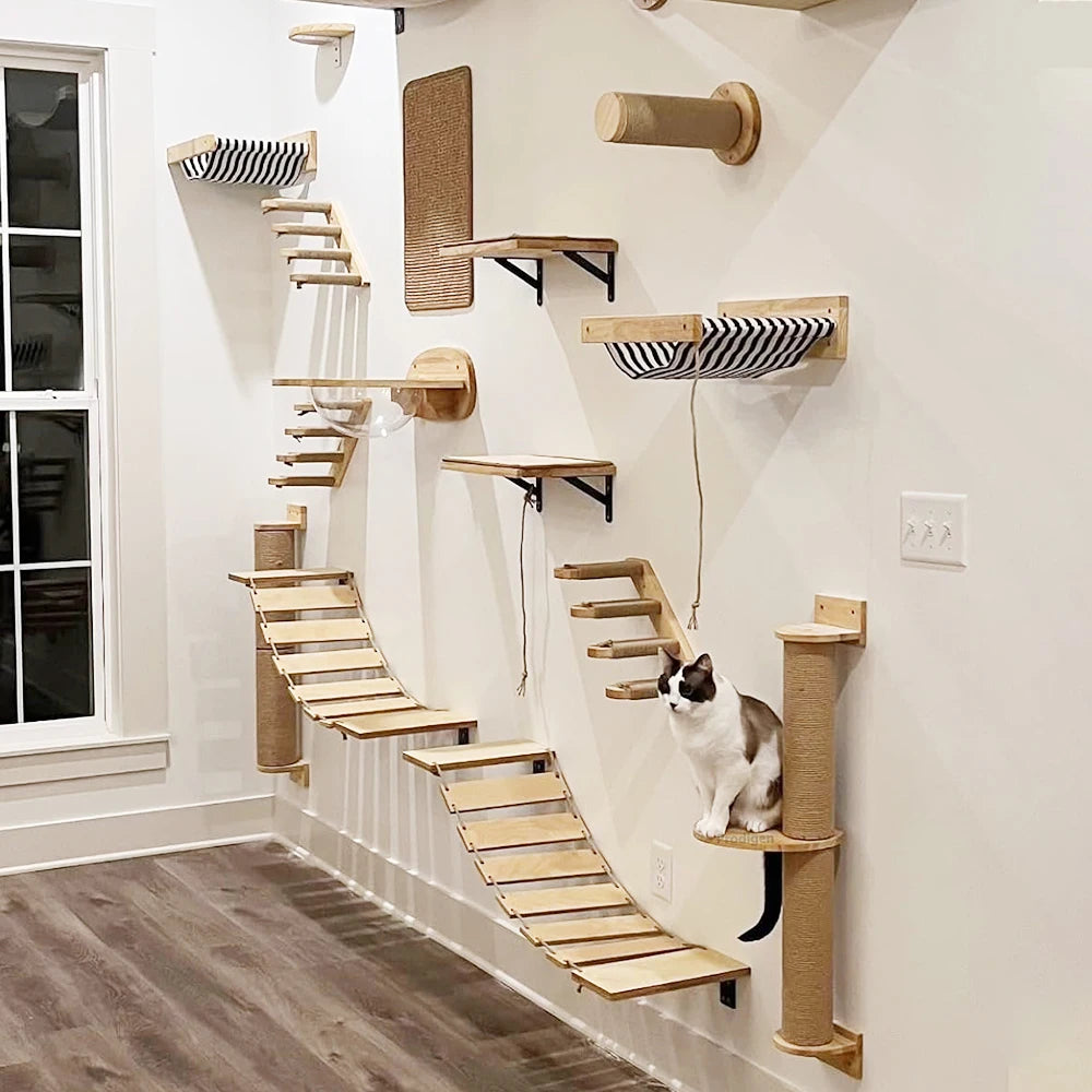 Arbre à Chat Mural - Lescalade™ - Ronron-Toudou