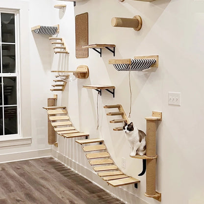 Arbre à Chat Mural - Lescalade™ - Ronron-Toudou