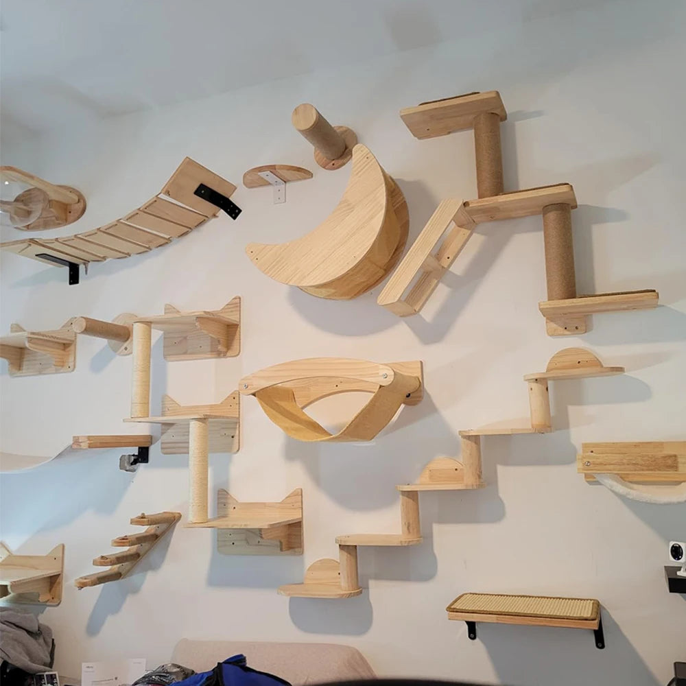 Arbre à chat mural Parcours™ - Ronron-Toudou