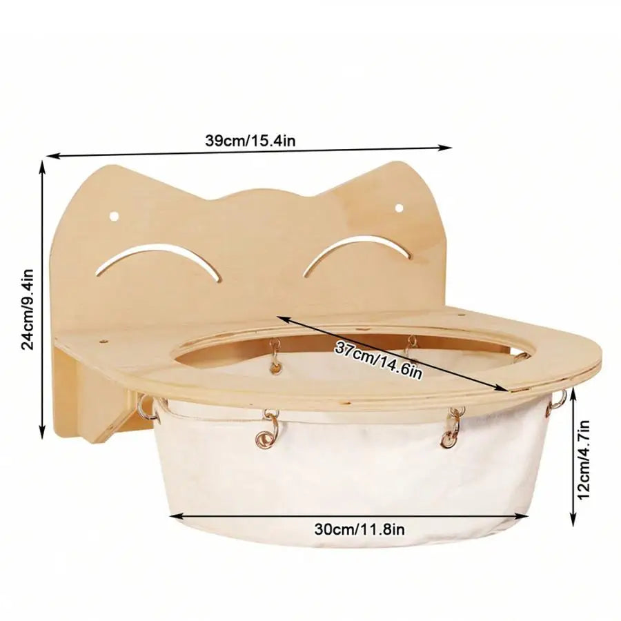 Arbre à Chat Mural Suspendu™ - Ronron-Toudou