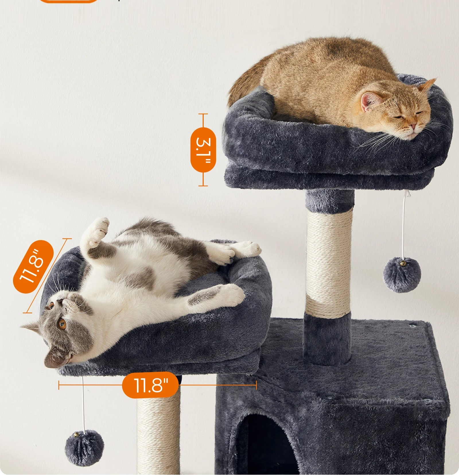 Arbre à chat - Ponpon™ - Ronron-Toudou