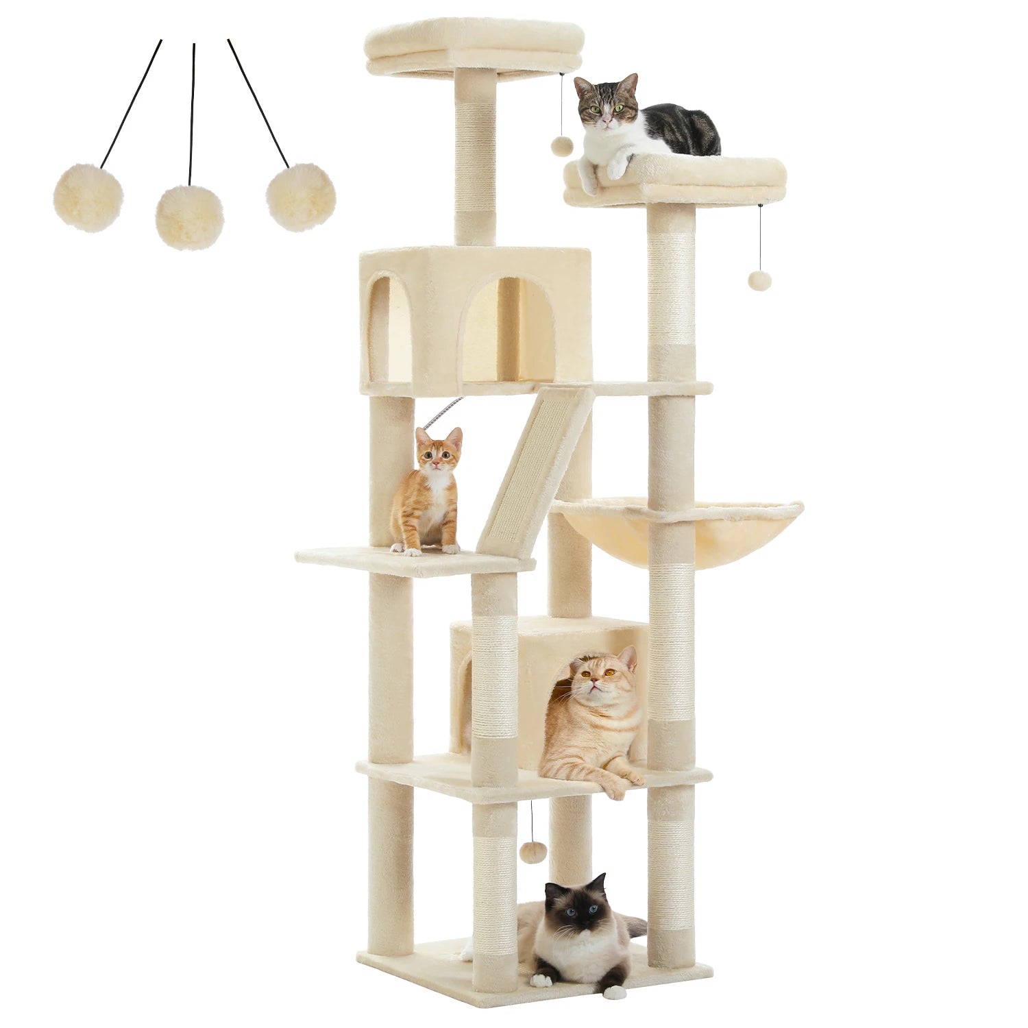 arbre-a-chat-tour-boule-creme