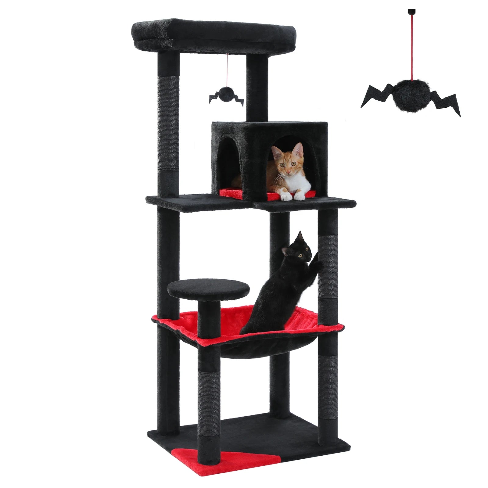 arbre-a-chat-ultra-rouge-noir-model