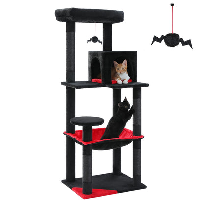 arbre-a-chat-ultra-rouge-noir-model