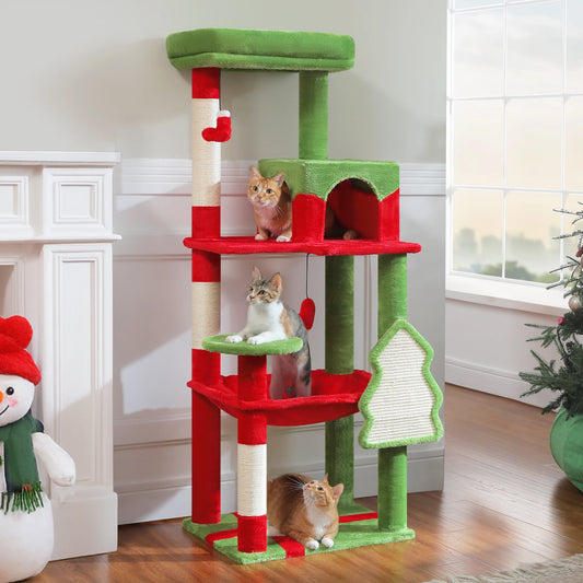 arbre-a-chat-ultra-vert-rouge