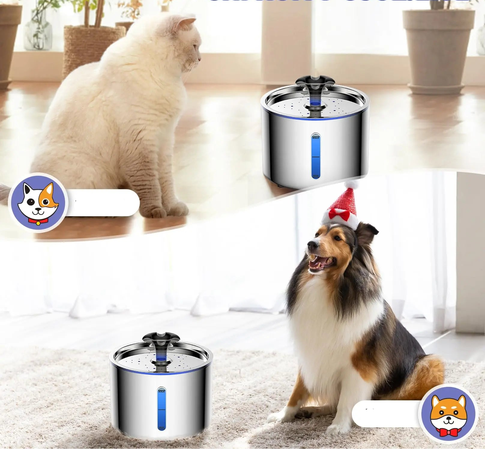 fontaine-a-eau-pour-chat-cascade-longue-durée