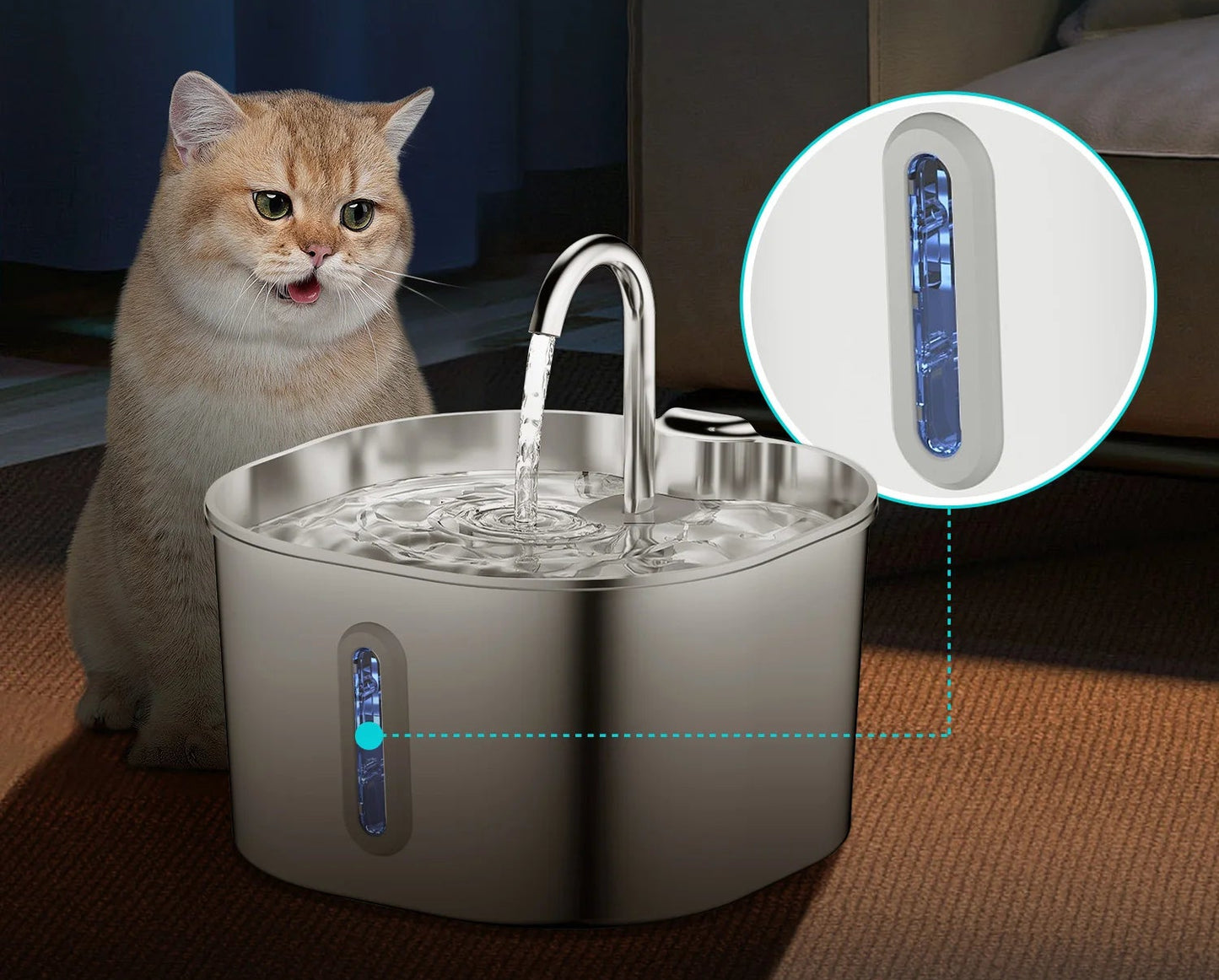 fontaine-a-eau-pour-chat-water-indicateur