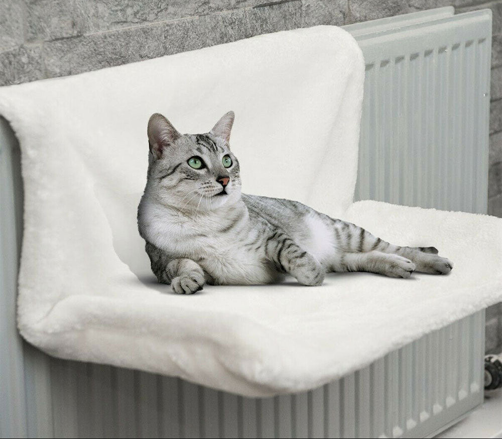 hamac-pour-chat-confort-blanc-pose