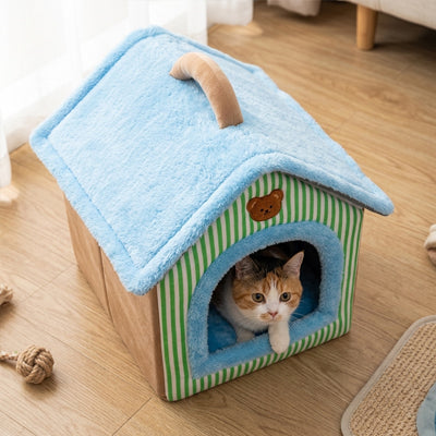 maison-pour-chat-confort-design-cacher