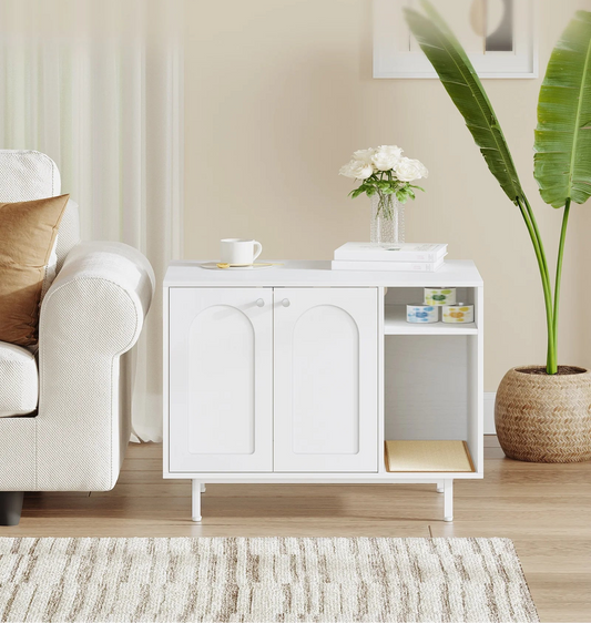 Meuble litière pour chat - Discret™ - Ronron-Toudou