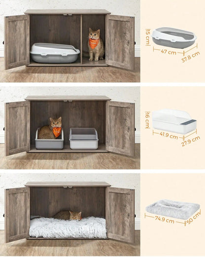 Meuble litière pour chat - Abri™ - Ronron-Toudou