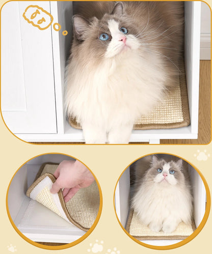 Meuble litière pour chat - Discret™ - Ronron-Toudou