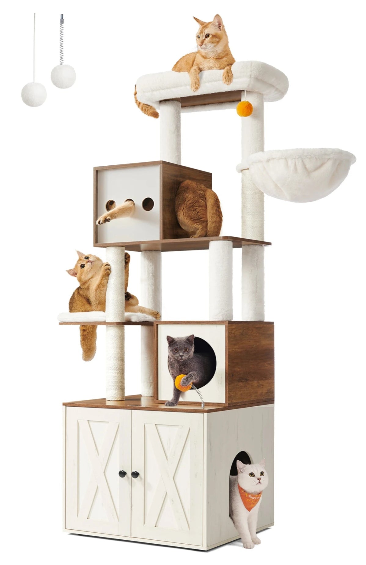 Meuble litière pour chat - Lideal™ - Ronron-Toudou