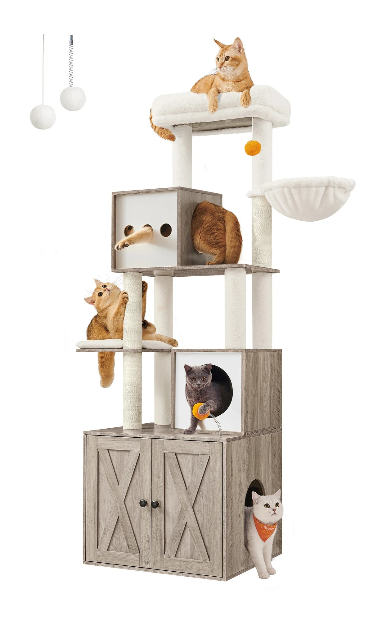 Meuble litière pour chat - Lideal™ - Ronron-Toudou