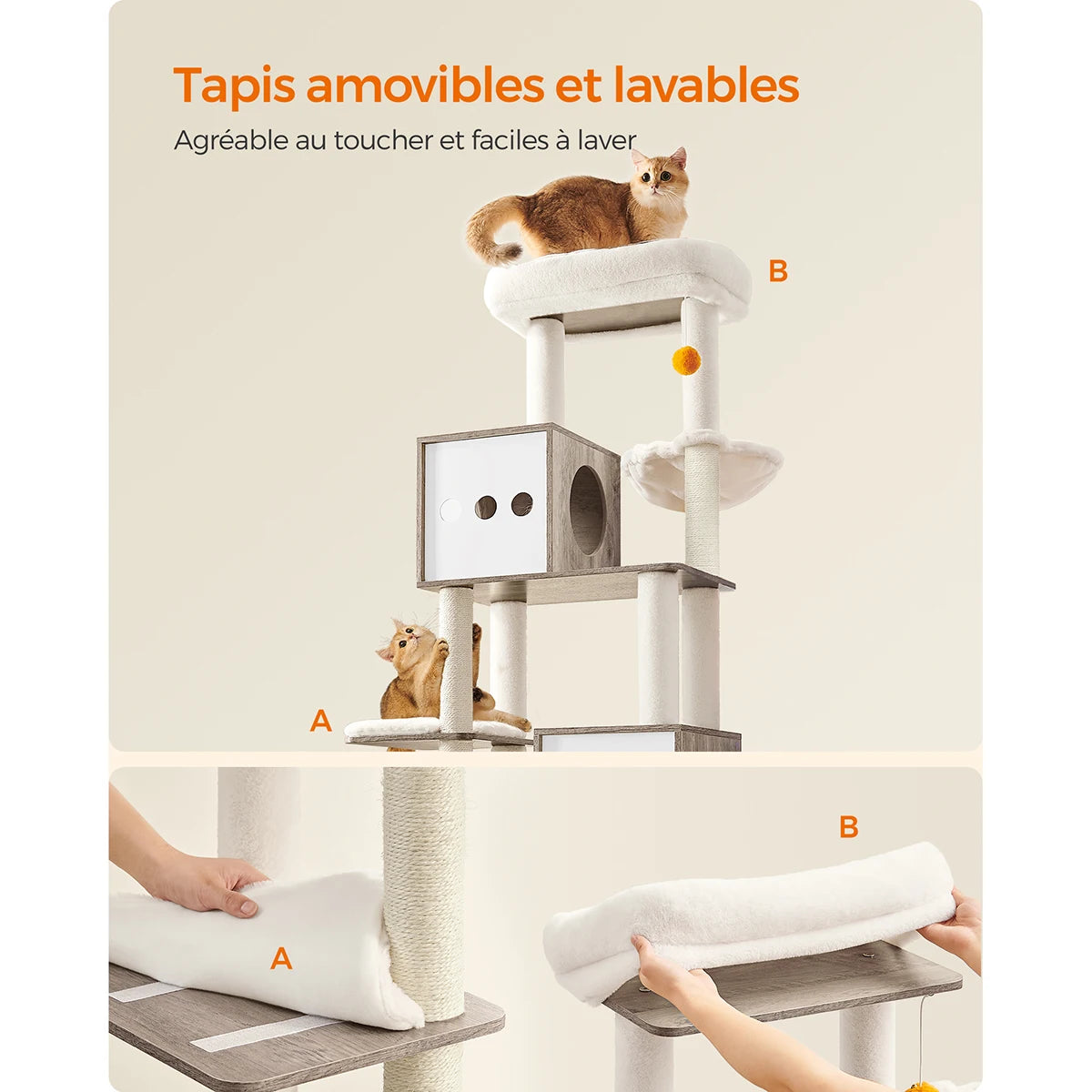 Meuble litière pour chat - Lideal™ - Ronron-Toudou