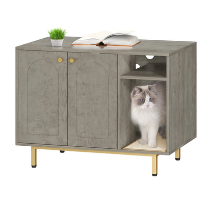 Meuble litière pour chat - Discret™ - Ronron-Toudou