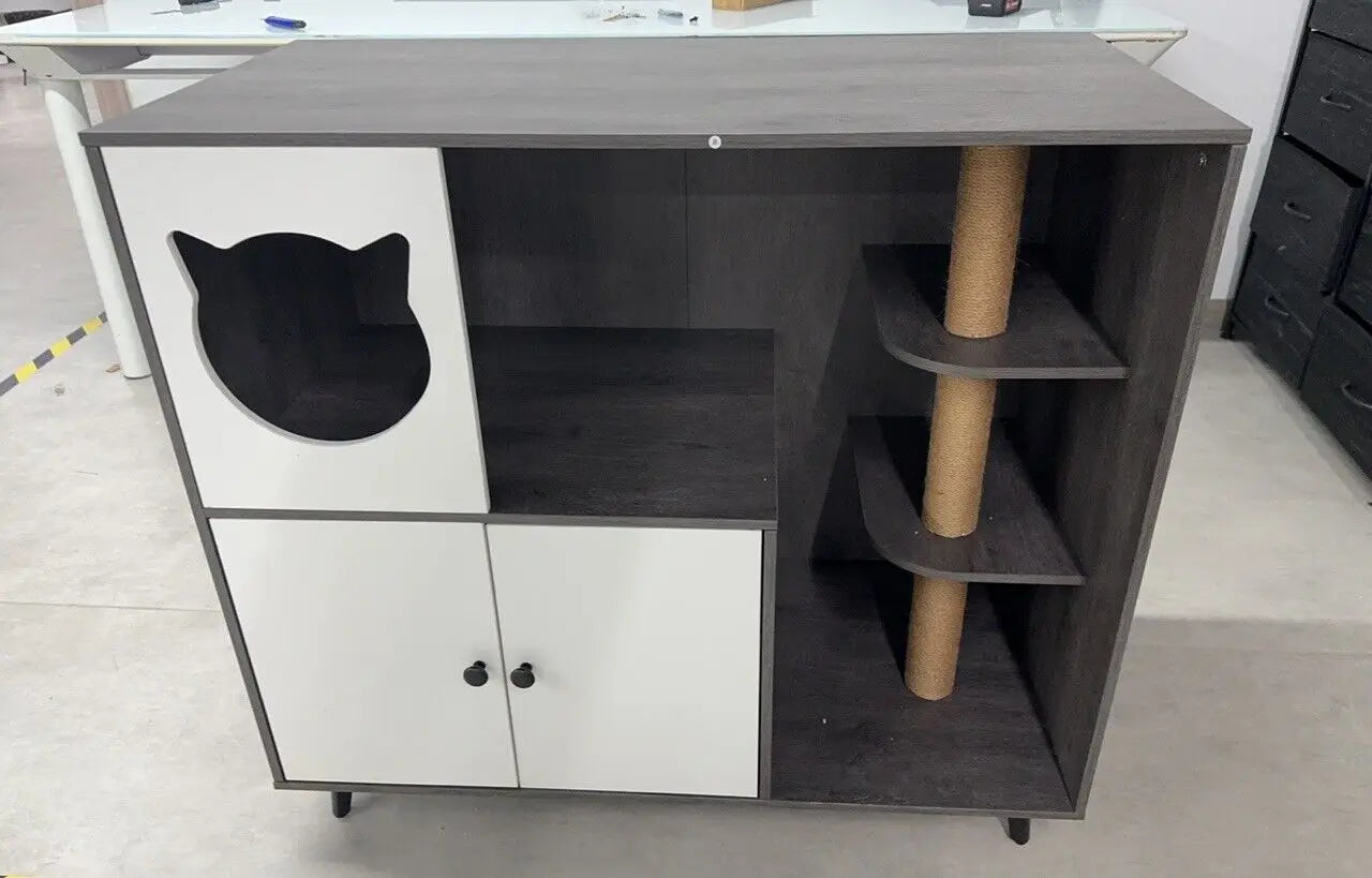 Meuble litière pour chat - Meubli™ - Ronron-Toudou