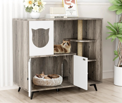 Meuble litière pour chat - Meubli™ - Ronron-Toudou