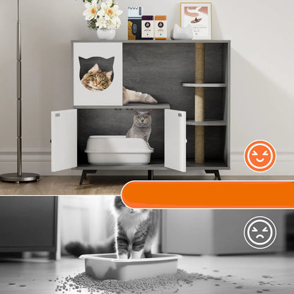 Meuble litière pour chat - Meubli™ - Ronron-Toudou