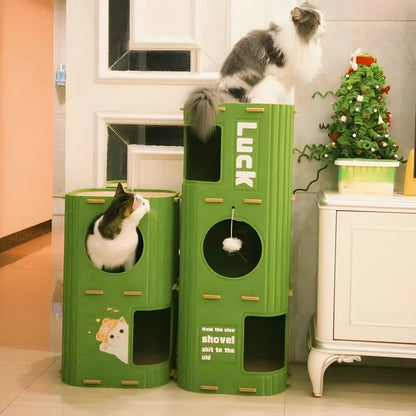 niche-pour-chat-douillet-tour