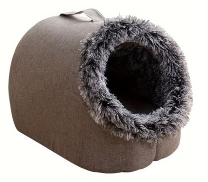 niche-pour-chat-fourrée-chaude