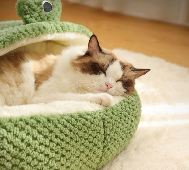 niche-pour-chat-grenouille-confort