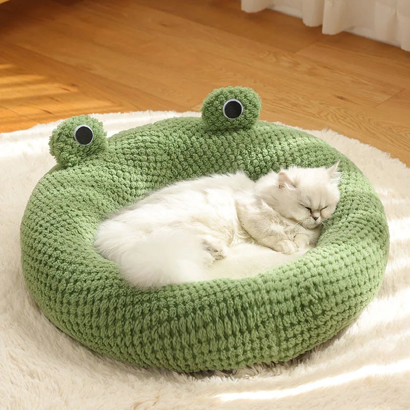 niche-pour-chat-grenouille-repos