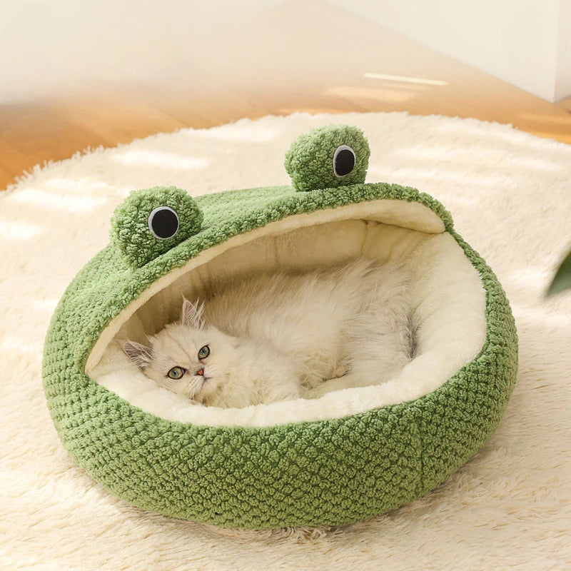 niche-pour-chat-grenouille-tranquille