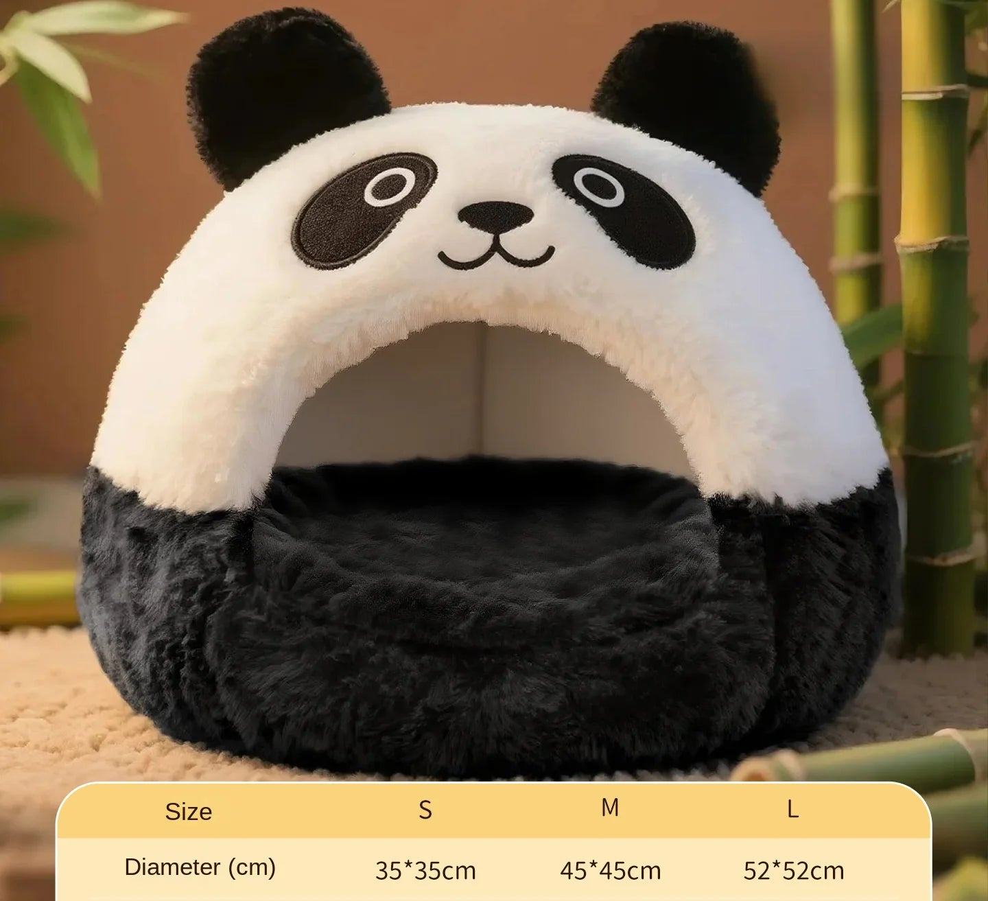 panier-pour-chat-panda-marron-blanc-dimension