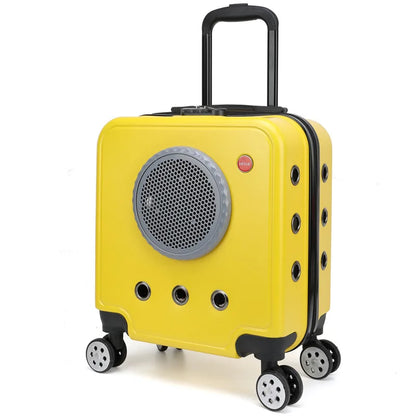 poussette-pour-chat-hublot-jaune